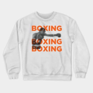 Boxing typography Crewneck Sweatshirt